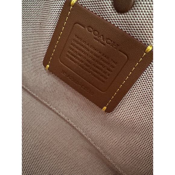 Coach Rogue Bag 25 In Colorblock With Bubblegum Pink Tea Rose NWOT - Picture 13 of 14